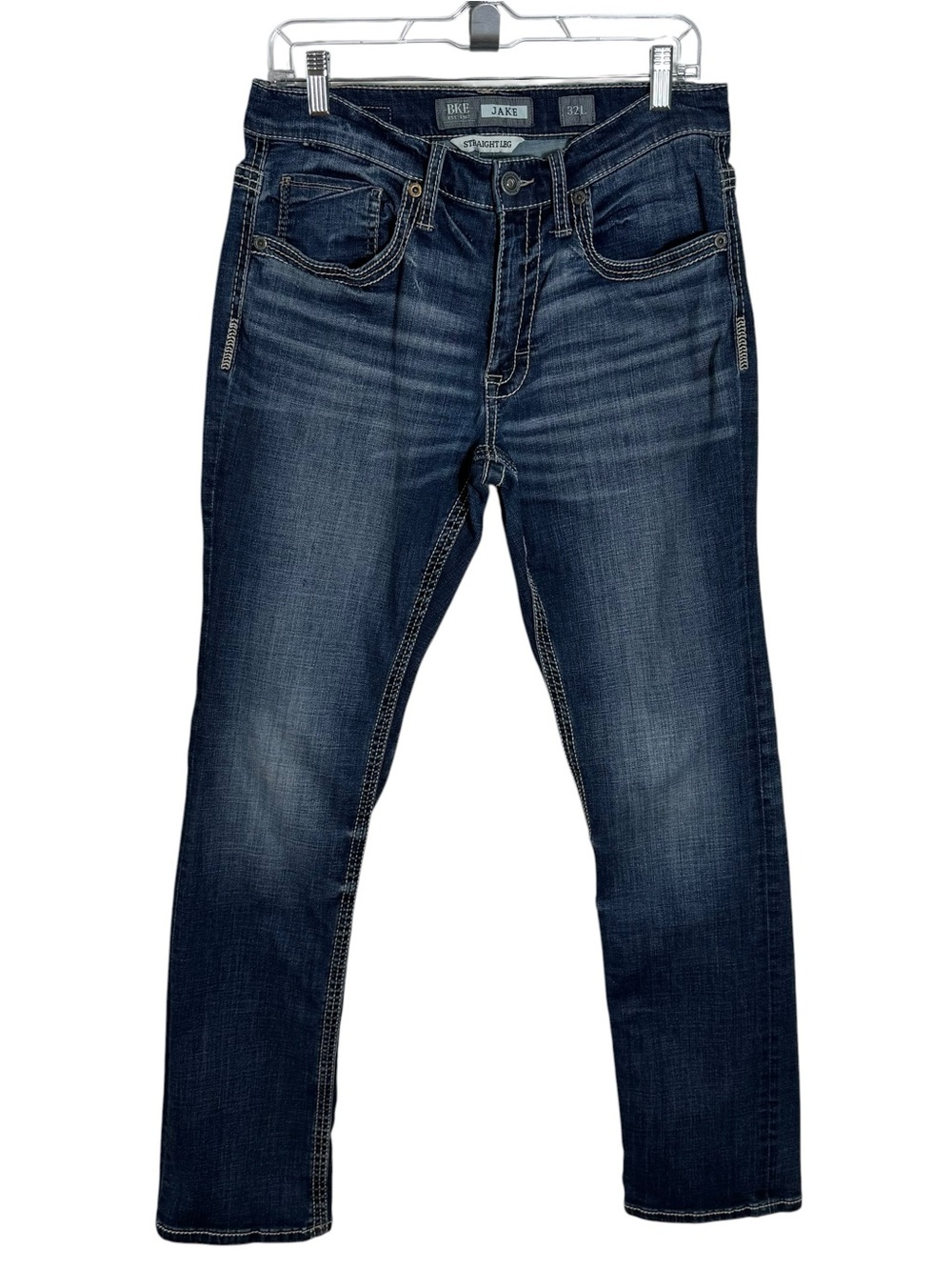 BKE Jake Straight Stretch Jeans Men's 32x34 Medium Wash Denim - Picture 3 of 9